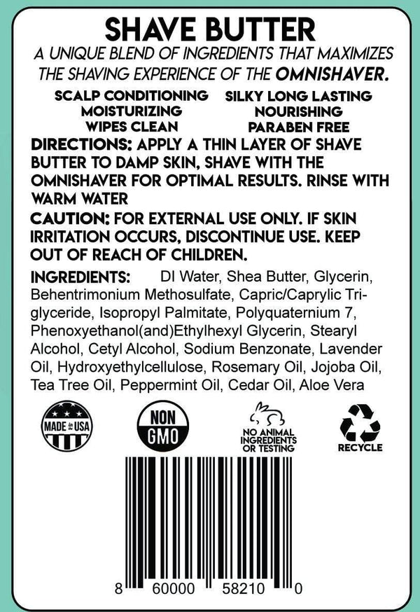 OmniShaver Shave Butter & Replacement Cartridge Kit - OmniShaver