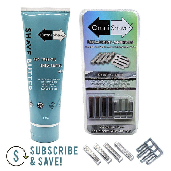 OmniShaver Shave Butter & Replacement Cartridge Kit - OmniShaver